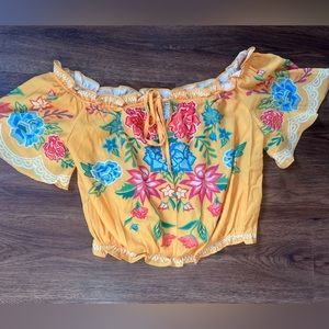 Flying Tomato Off Shoulder Top Size Medium